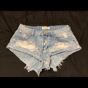 One teaspoon x bandits denim shorts